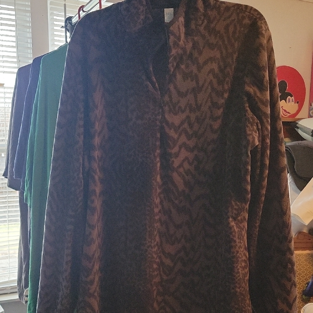 Animal Print Long Sleeve Top